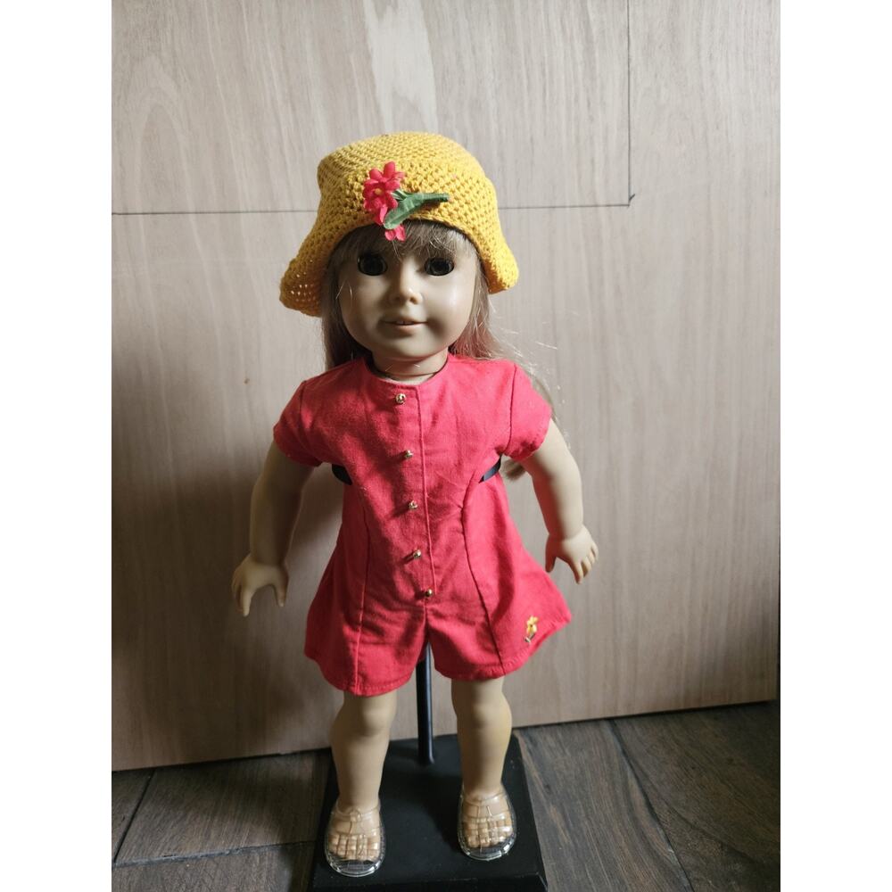 American Girl Doll #12 w/ Complete Culottes Outfit & AG Replacement Wig